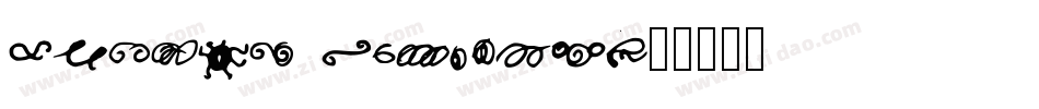 Random Swirls字体转换